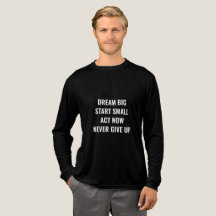 Motivationszitat Langarmshirt – Unisex Tri-