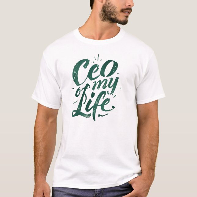 Motivationszitat Männer T-Shirt (Vorderseite)