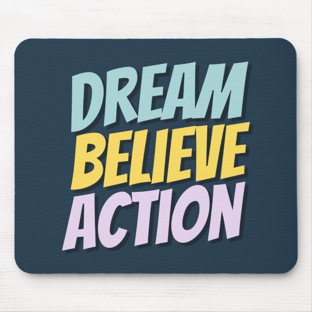 Motivationszitat-Mauspad  Mousepad (Vorne)