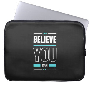 Motivationszitat Trendiger und Positiver Text Laptopschutzhülle