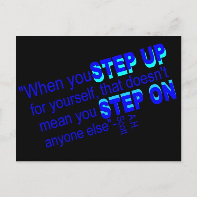 Motivator, Vorwärtsdenker Postkarte (Vorderseite)