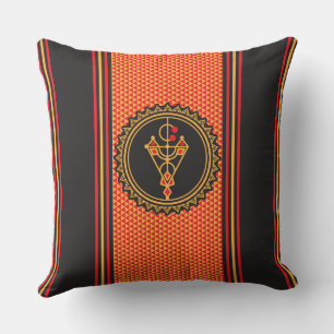 Motive der Kabyle-Amazigh-Poteria Kissen