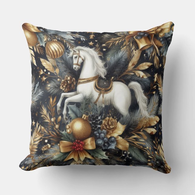 Motive für die Marine und das Gold Horse Kissen (Vorderseite)