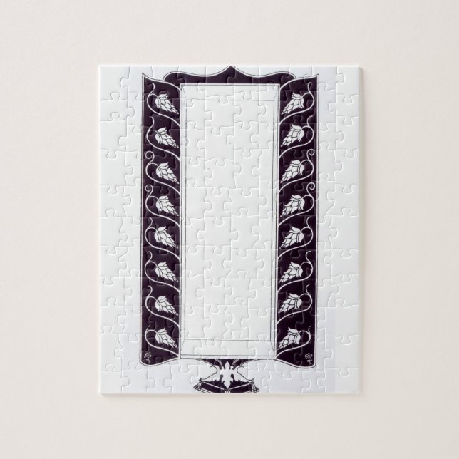 Motiventwurf, vermutlich von "Le Morte d'Arthur", (Vertikal)