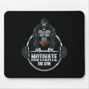 Motivieren Sie die Gym Gorilla Beast Workout Bodyb Mousepad