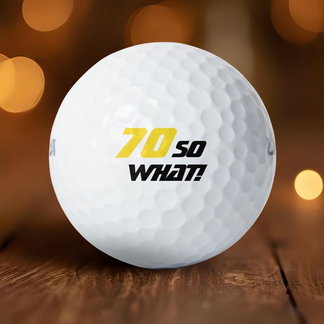 motivierend 70. Geburtstag Golfball (Von Creator hochgeladen)