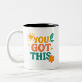 Motivierend Abnutzung - Cooles, lebendiges und Ins Zweifarbige Tasse
