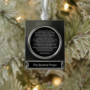 Motivierend Anführungsnachricht für Gebet Banner-Ornament Silber