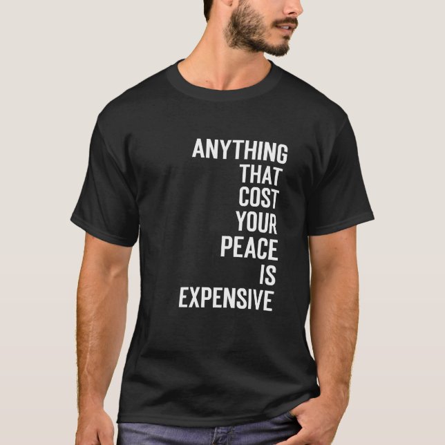 Motivierend Anführungstext T-Shirt (Vorderseite)