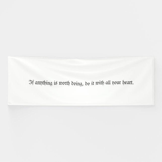 motivierend Anführungszeichen Banner (Horizontal)