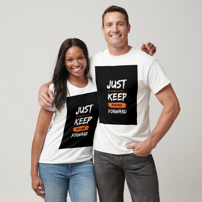 motivierend Anführungszeichen Design T - Shirt (Unisex)