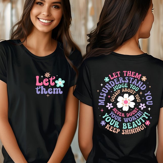 Motivierend Anführungszeichen gelassen T-Shirt (Von Creator hochgeladen)