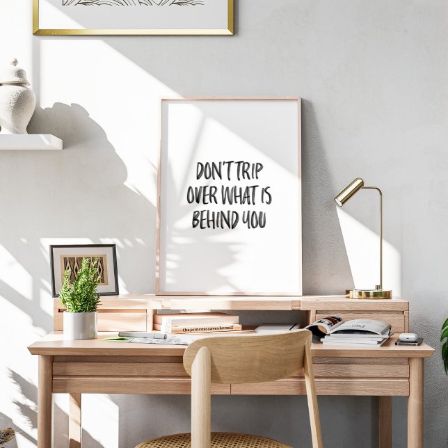 Motivierend Anführungszeichen mit Handschrift Poster (Von Creator hochgeladen)