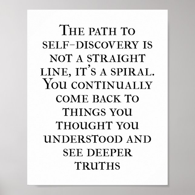 Motivierend Anführungszeichen Poster (Vorne)