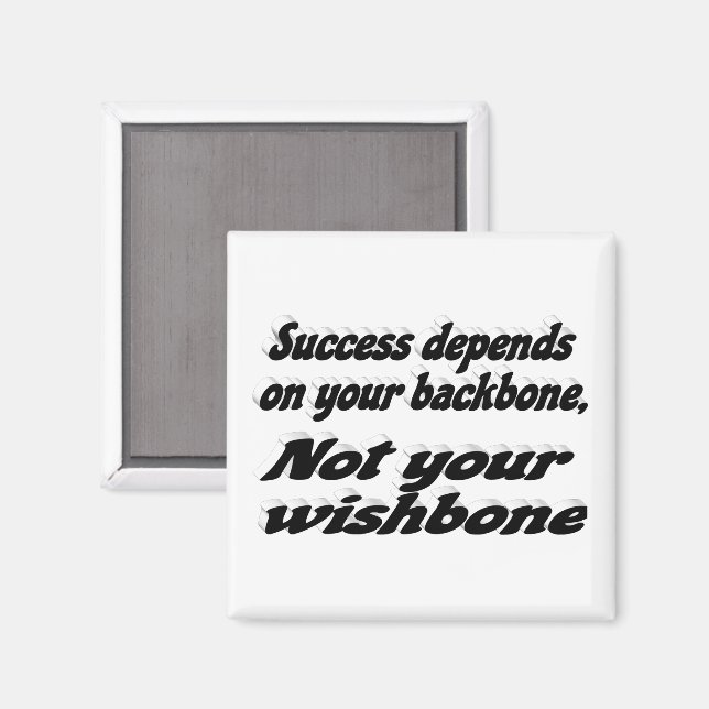 Motivierend Angebot für den Erfolg Magnet (Vorderseite/Rückseite)