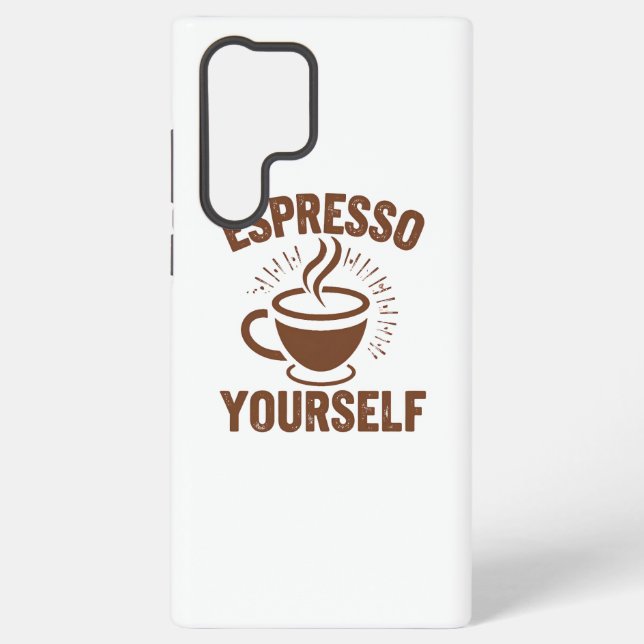 Motivierend Angebot für den Retro-Kaffee Samsung Galaxy Hülle (Rückseite)