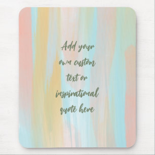 Motivierend Angebot für Pastell-Wasserfarben Mousepad