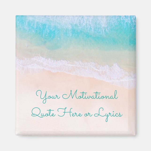 Motivierend Angebot für Wave, Sand, Strand Magnet (Vorne)
