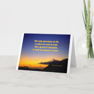 Motivierend Angebot Karte