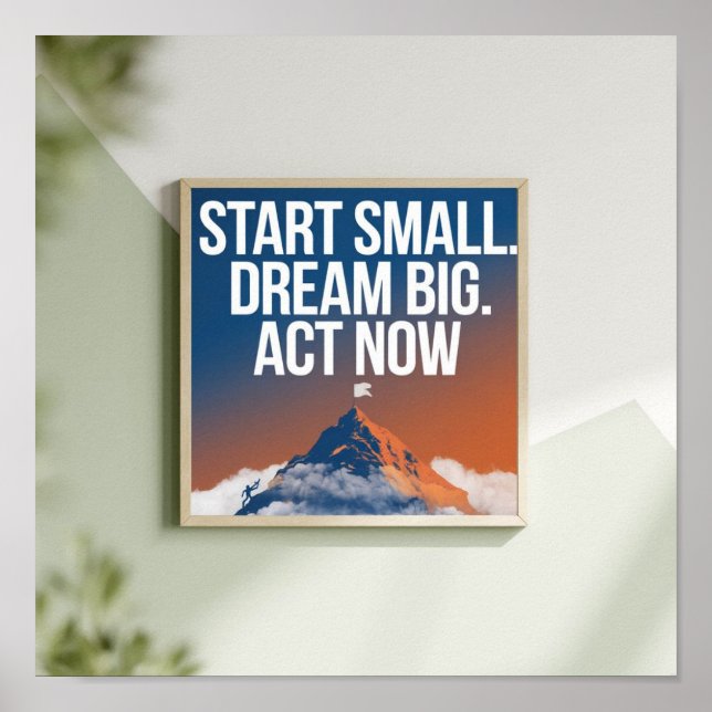 Motivierend Angebot Poster (Vorne)