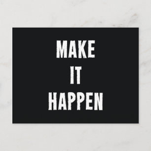 Motivierend Angebot Postkarte