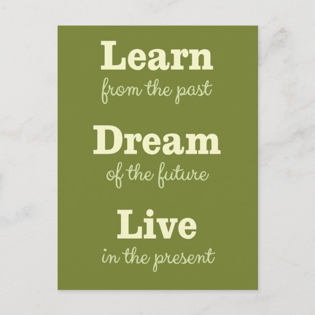 Motivierend Angebotsanfrage Postkarte (Vorderseite)