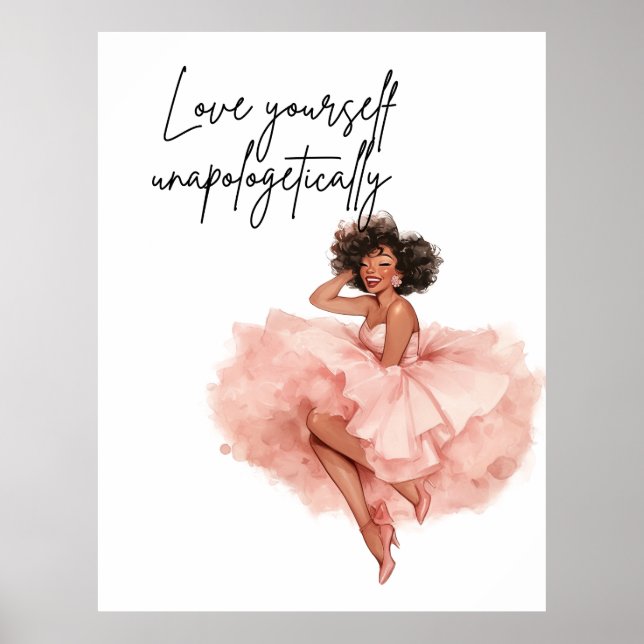 Motivierend Angebotsbestätigung für die Selbst-Lie Poster (Vorne)