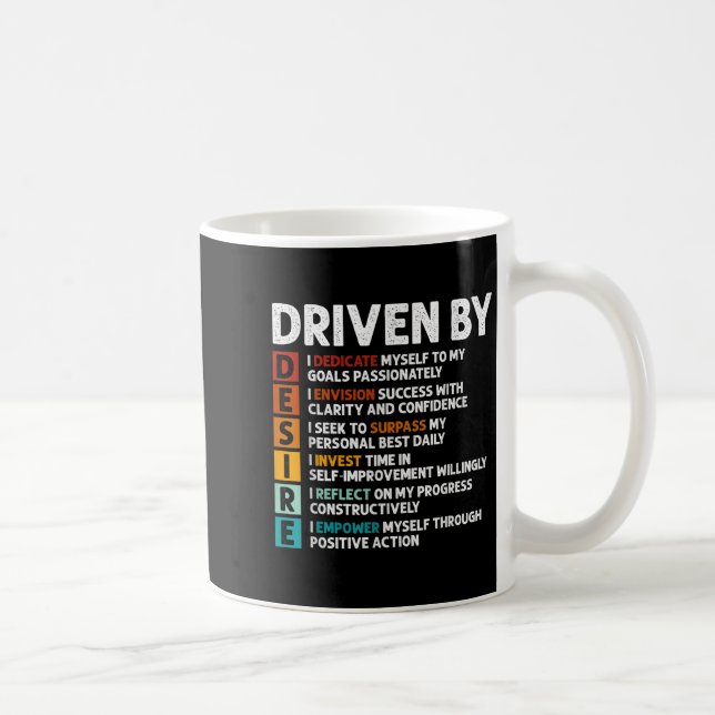 Motivierend Angebotsbestätigungen für die Desire D Kaffeetasse (Rechts)