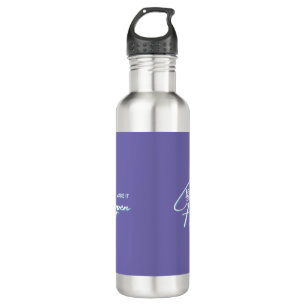 Motivierend Angebotsdesign Edelstahlflasche