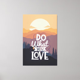 Motivierend Angebotsdesign Erledigen Sie Ihre Lieb Leinwanddruck