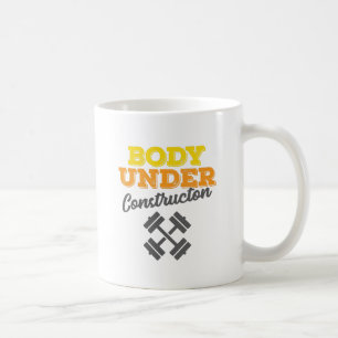 Motivierend Arbeitsstelle im Bau Kaffeetasse