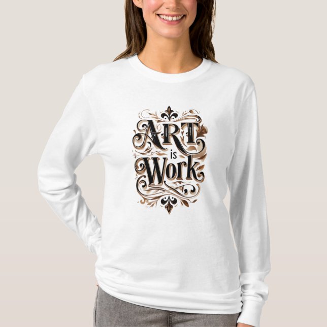 Motivierend Artist T - Shirt (Vorderseite)