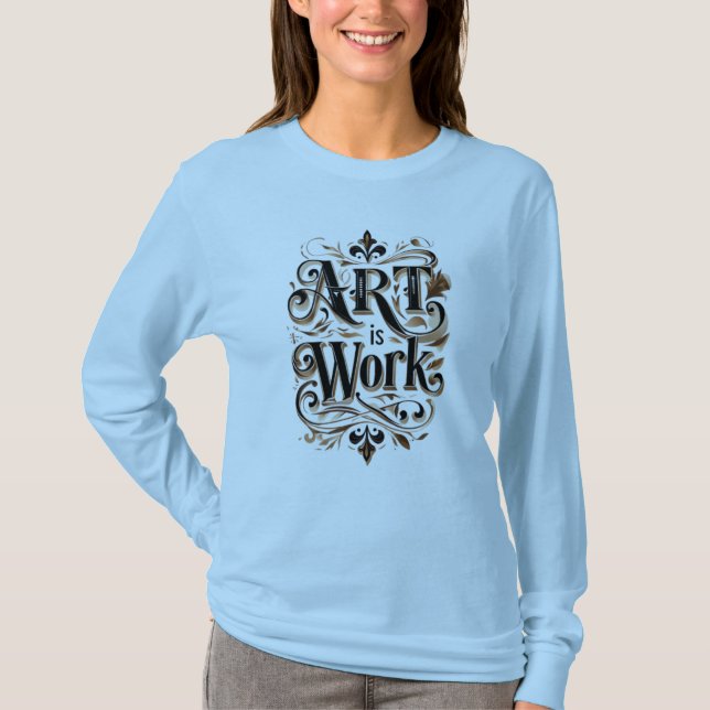 Motivierend Artist T - Shirt (Vorderseite)