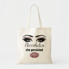 Motivierend Augenblicke Makeup Kiss Lips Rose Blus Tragetasche