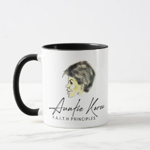 Motivierend Auntie Karen F.A.I.T.H Tasse