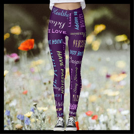 Motivierend AUSWAHL IHRES FARBYogas Leggings