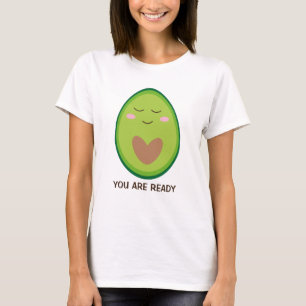 Motivierend Avocado-Illustration T-Shirt