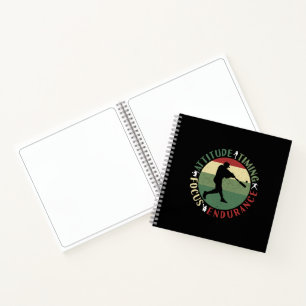 Motivierend Baseball-Teamwerte Notizbuch