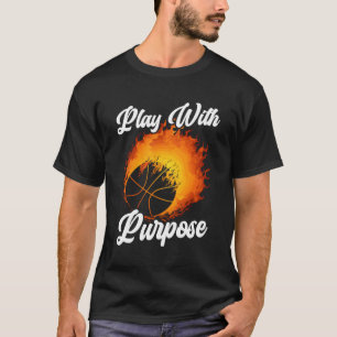 Motivierend Basketballspiel T-Shirt