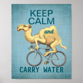 motivierend behalten Kamel Poster