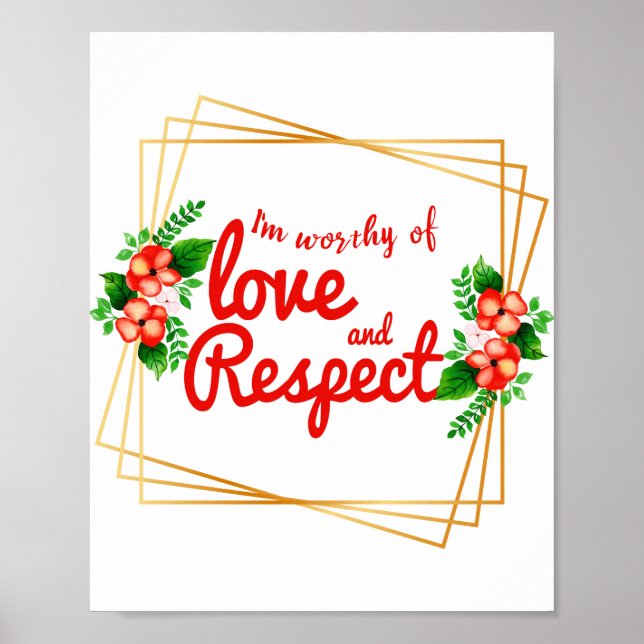 motivierend Bejahungen für Träumer Poster (Vorne)