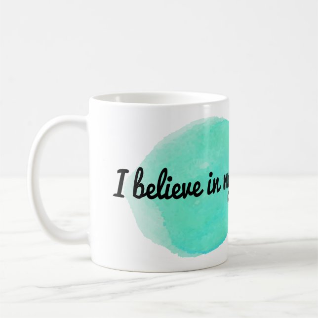 motivierend Bekräftigungen für würdige Lieben Kaffeetasse (Links)