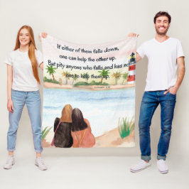 Motivierend Bibel Verse Fleece Blanket