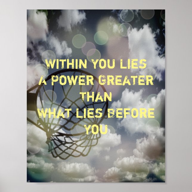 Motivierend Bildpreisangebot Poster (Vorne)