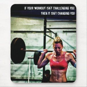Motivierend Bodybuilding Mousepad