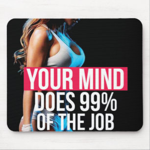 Motivierend Bodybuildings-Turnhalle Mousepad