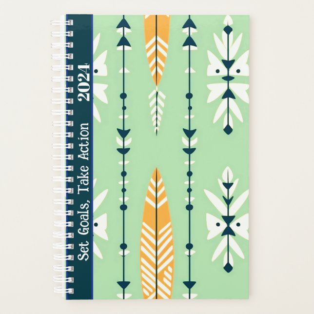 MOTIVIEREND BOHO-PATTERN-DESIGN PLANER (Vorderseite)
