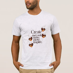 Motivierend Bronze-Kunst, Bella+Leinwand Premium T-Shirt