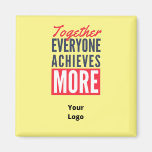 Motivierend Büro für kundenspezifische Logokombina Magnet