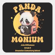 Motivierend Chibi Kawaii Panda Name School Jahr
